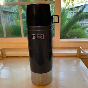 Vintage Thermos Model 2480 Vacuum Bottle 1.0 Litre 1.05 Quart